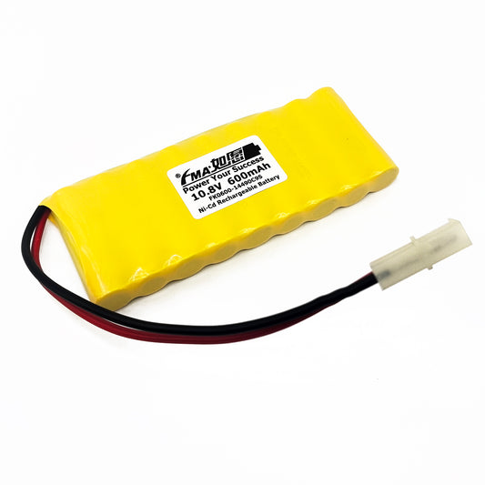 10.8V 0.6-2Ah Ni-Cd Ni-MH Battery for Medical Insulin Cooler Patient Monitors Barcode Scanners RC Models Emergency Lighting