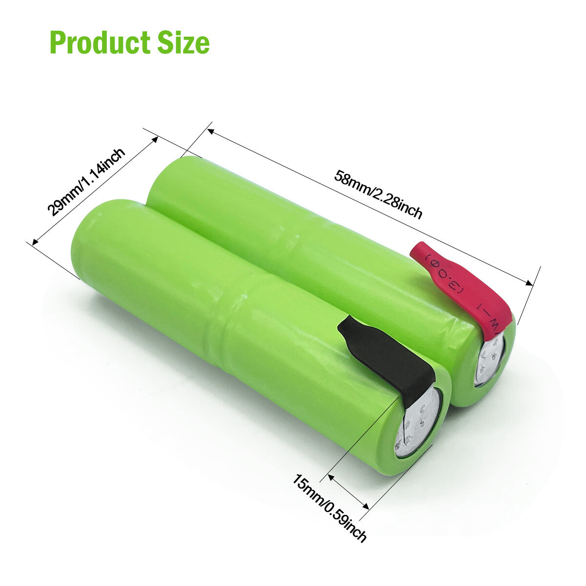 Wine Bottle Opener Shaver Razor Hair Removal Ni-MH 4.8V 0.5-0.7Ah Battery