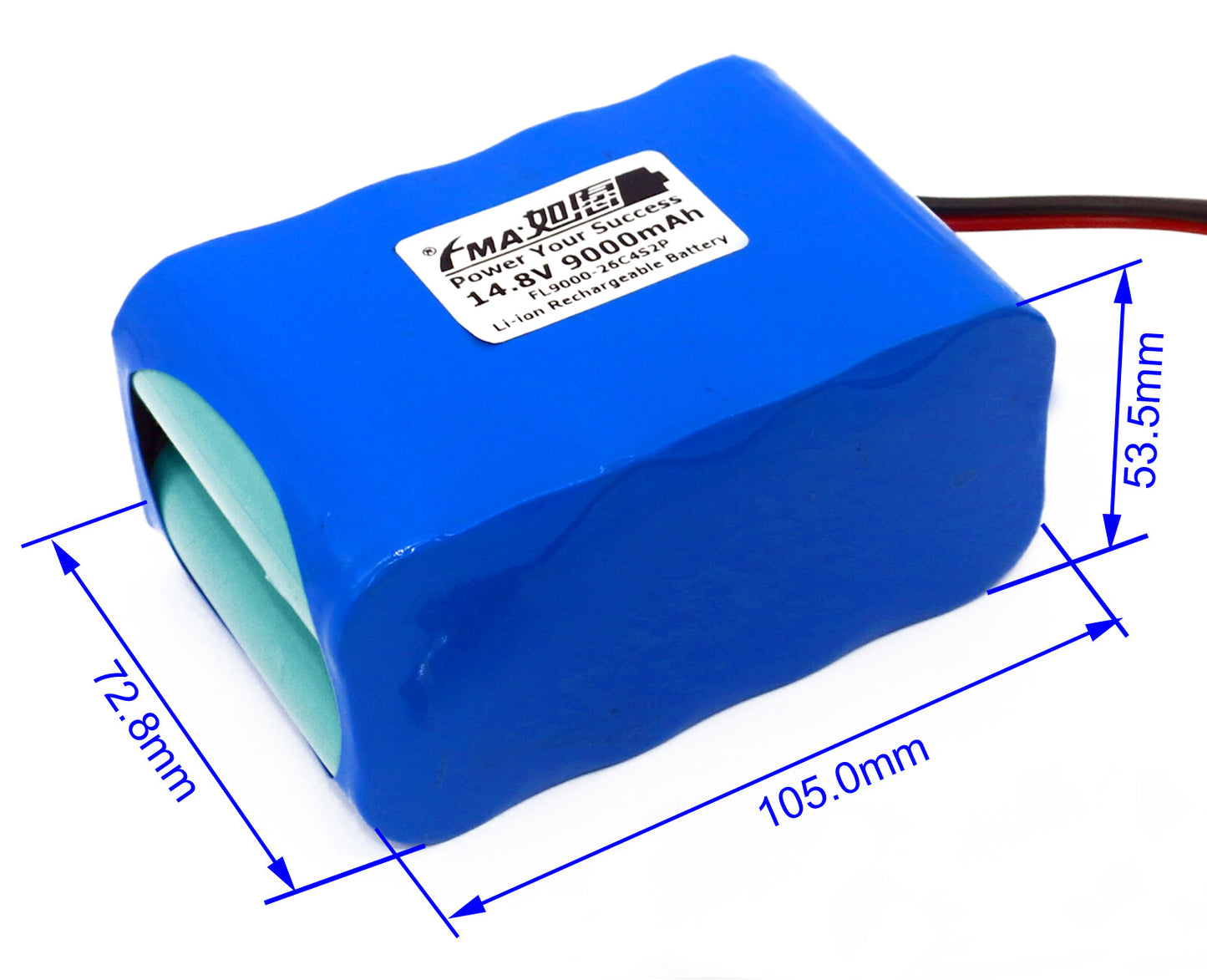 3.7V 7.4V 11.1V 14.8V 4.5-13.5Ah Li-ion Battery to Testing Device LED Bike Light