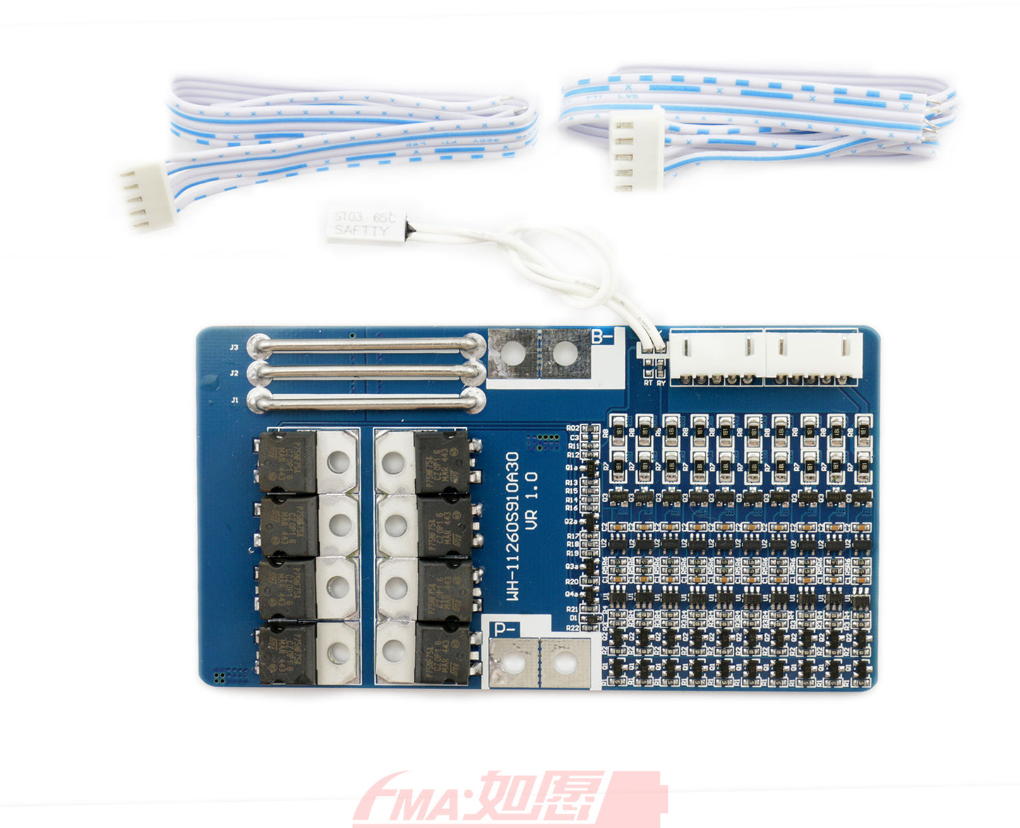 FMA 10S 36V 37V Li-ion Li-Po Rechargeable Battery Protection Board BMS PCM
