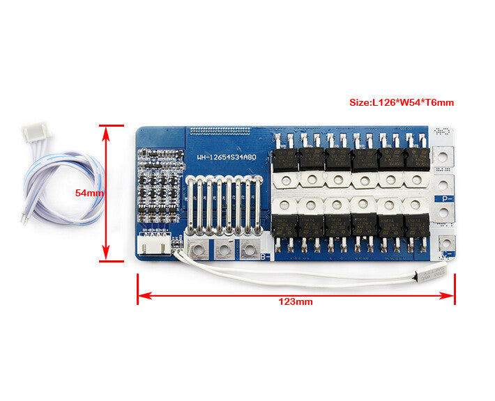 FMA 4S 14.4V 14.8V Li-ion Battery Protection Board BMS PCM 4A
