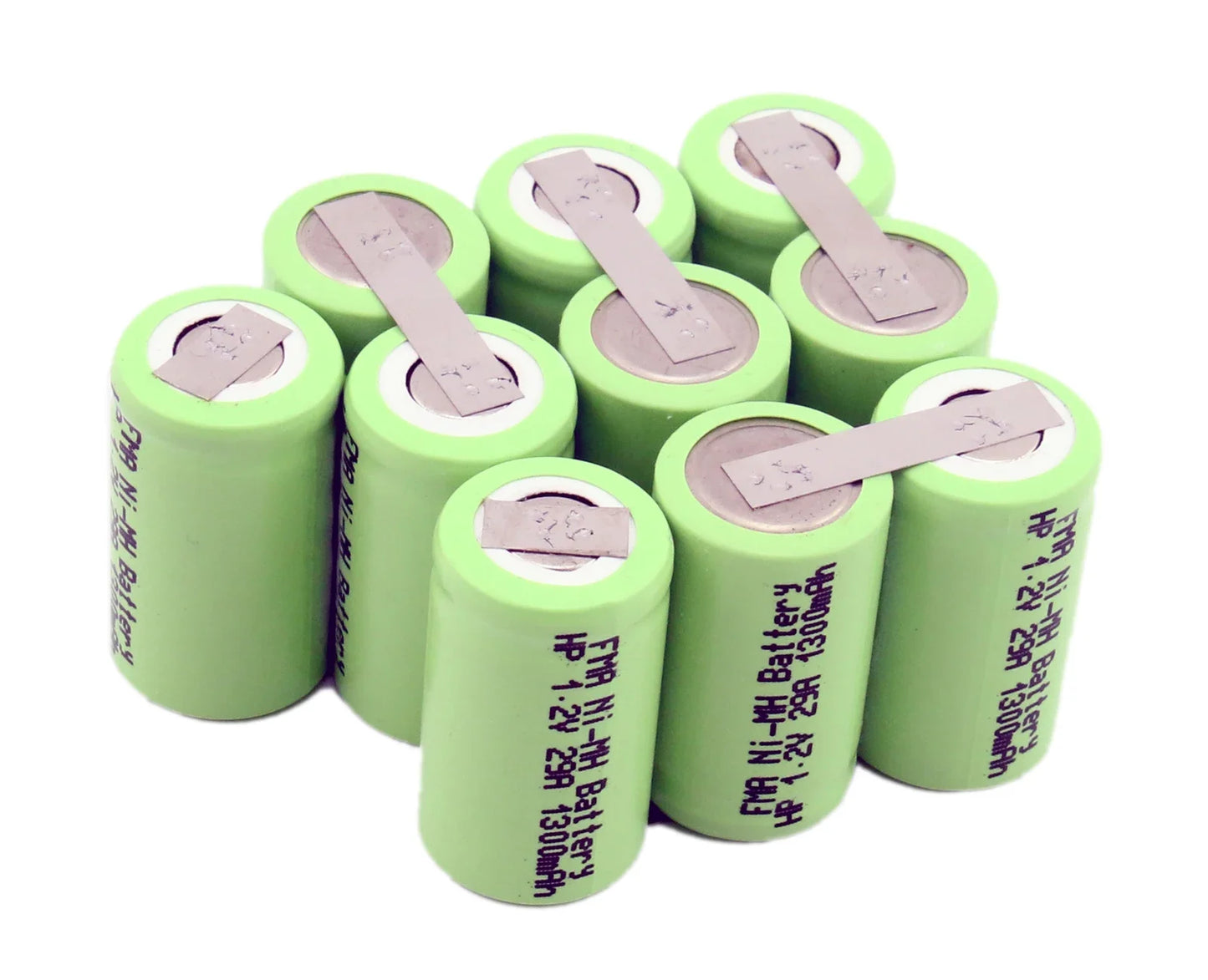 6V 8.4V 9.6V 12V Ni-MH Battery 2/3A 1.3Ah for Model RC Airplane Drone AGM MP008 5859-T FPS-420 Airsoft Rifle Remote Control