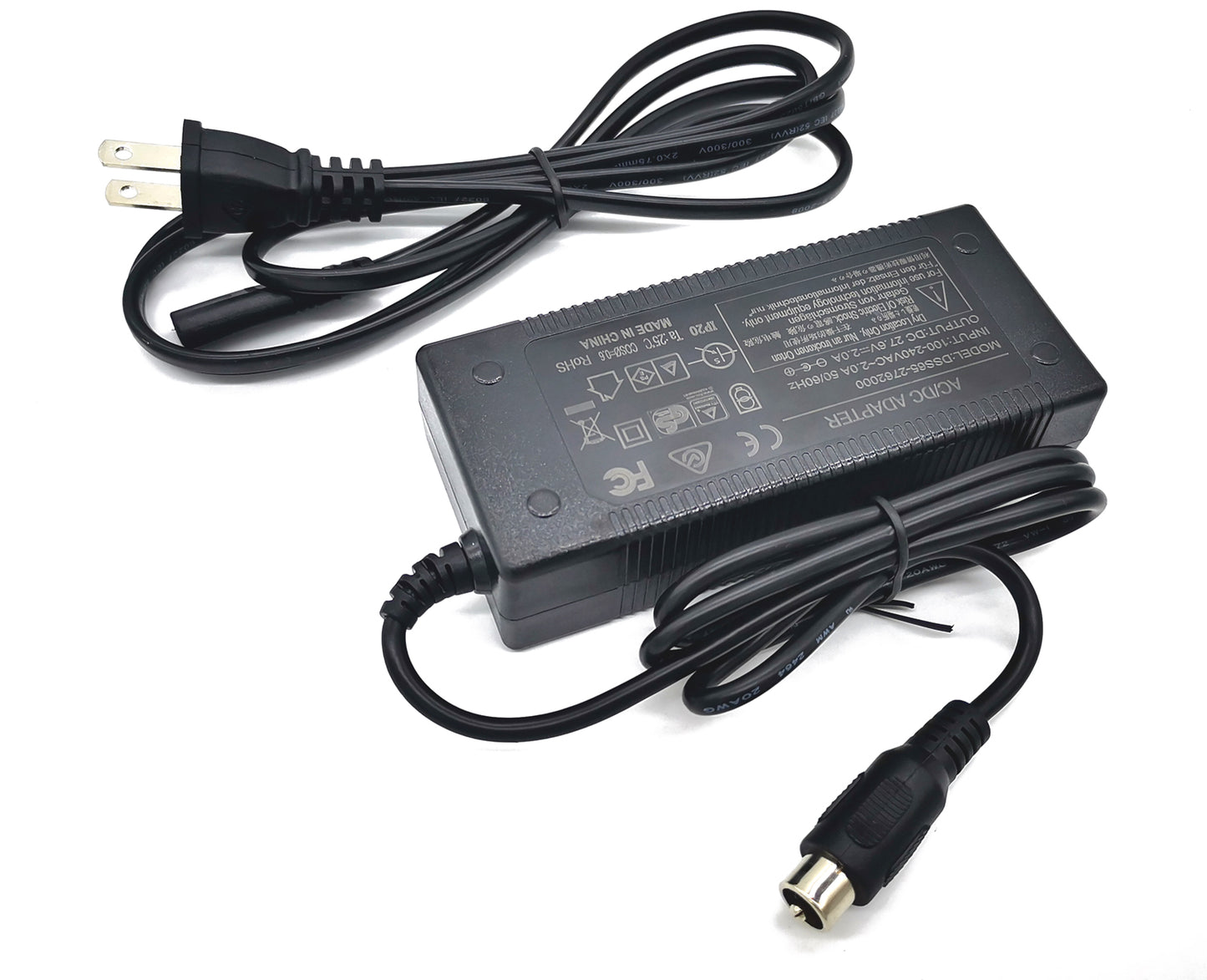 7.2V 14.4V 27.6V Smart Charger for 6V 12V 24V Lead-Acid Battery SLA AGM Gel FMA