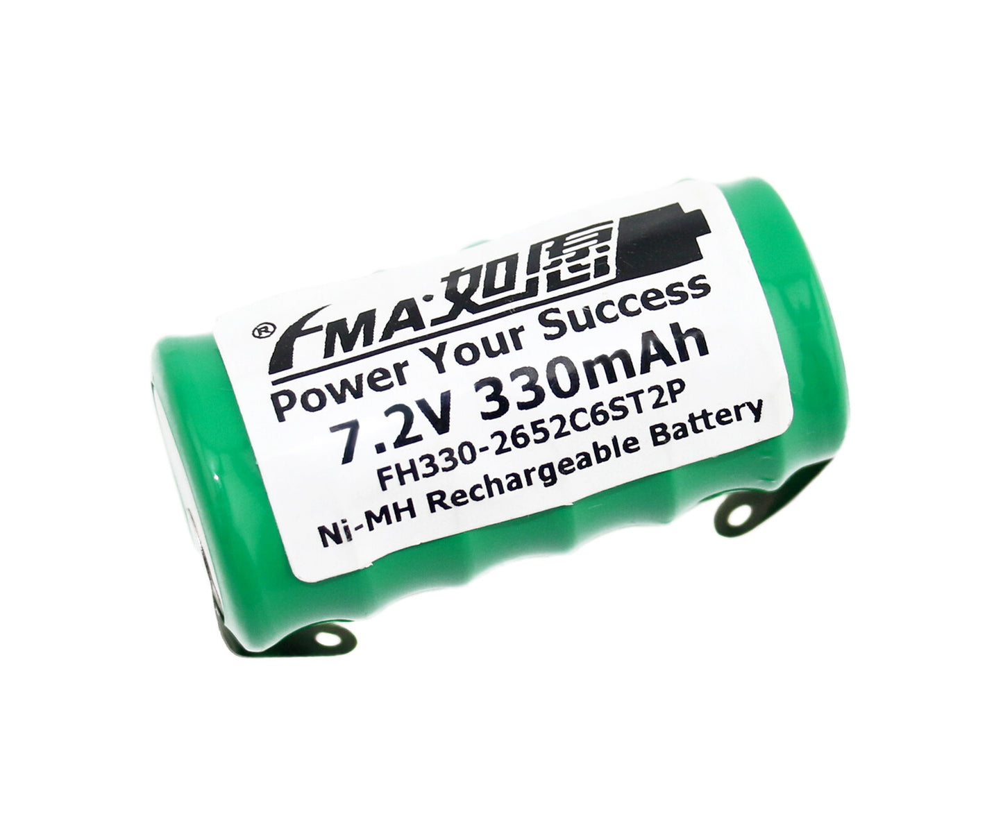 FMA Battery Ni-MH battery Button pack 7.2V 330mAh 6ST-3D view