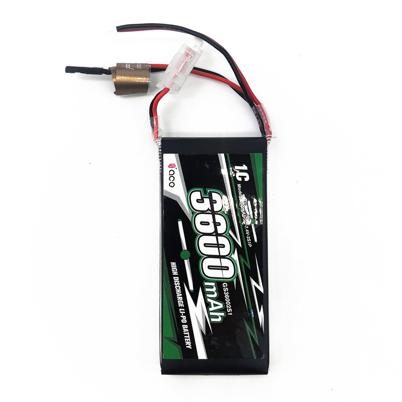 FMA ACE 7.4V 2400/3600/5000mAh Li-Po Battery for Futaba RC Receiver TX RX T8FG | 2S1P Rechargeable