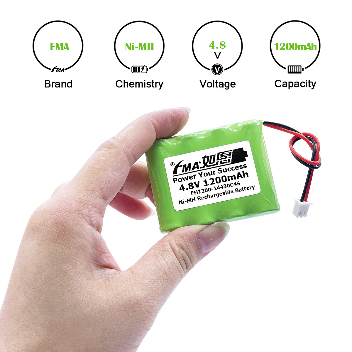 Luminous Voice Toys Baby Video Player Verilux UV 4/5AA 4.8V 1200mAH NiMH Battery