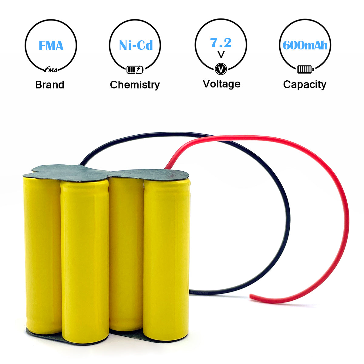 Ni-MH 7.2V 600-2000mAh Battery DIY Portable Label Printer BRADY TL S2200