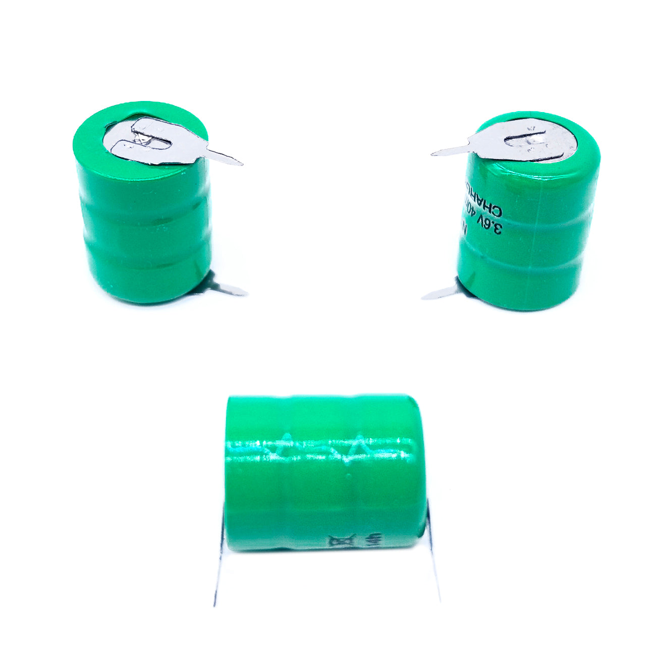 3.6V 40mAh Button Ni-MH Rechargeable Battery for PLC Controllers CNC Machines Data Power Supply