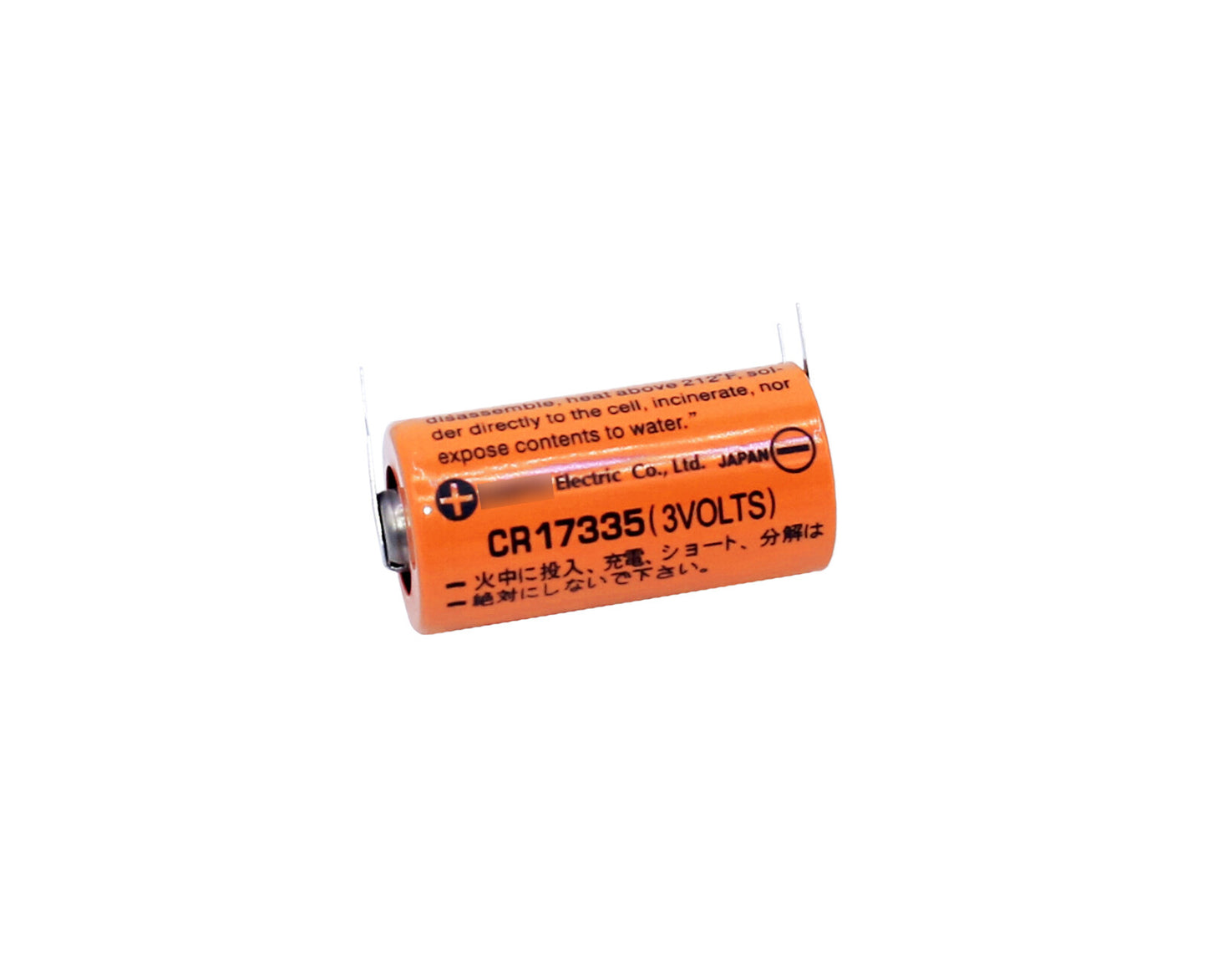 3V Primary Lithium Battery CR17335 (Multiple PIN Configurations) for PLC CNC Chip Data Backup