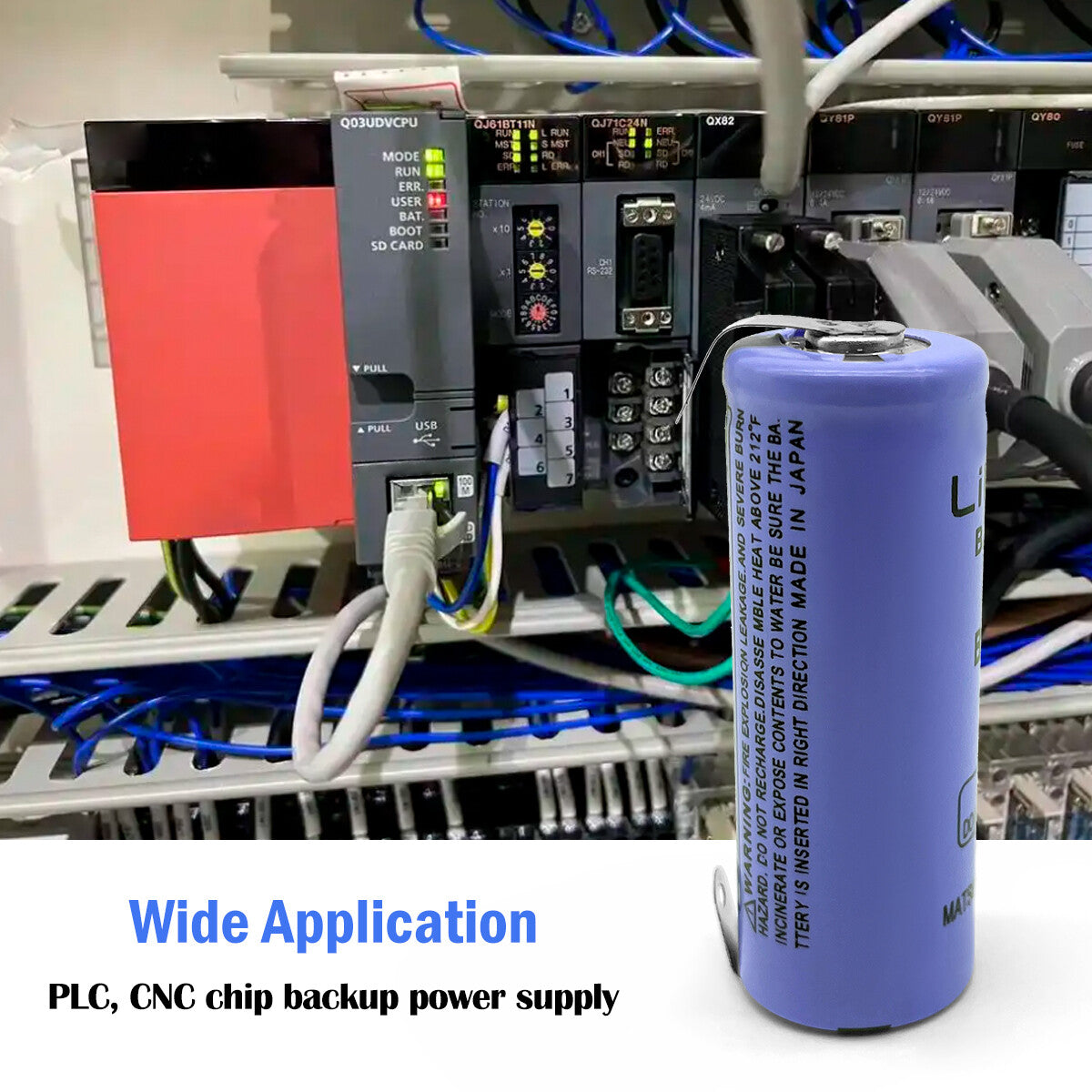 PLC Chip Data Backup Power 3V Primary Battery BR-2/3AG BR-A BR-AG BR-C CR17335