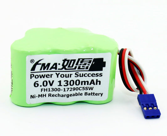 6V 1300mAh Ni-MH Rechargeable Battery RC Receiver & Electronics