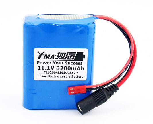 FMA Protected 11.1v 5.2-7Ah Li-ion Battery for Portable Video Camera Cam Monitor