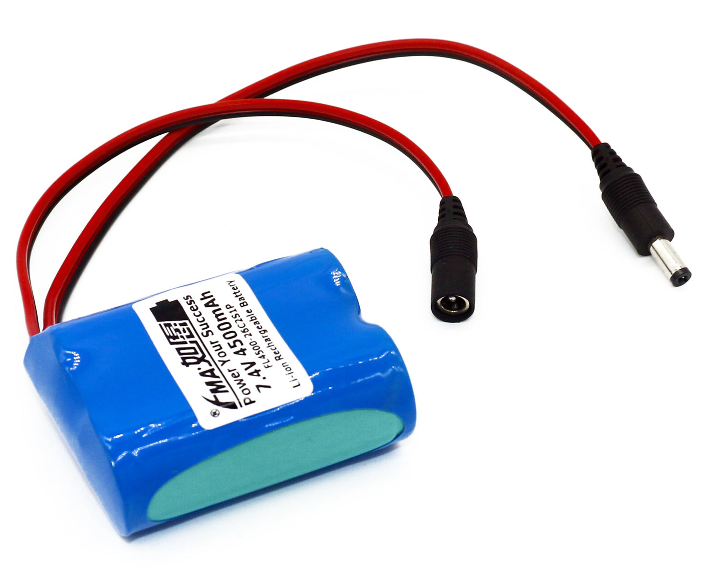3.7V 7.4V 11.1V 14.8V 4.5-13.5Ah Li-ion Battery to Testing Device LED Bike Light