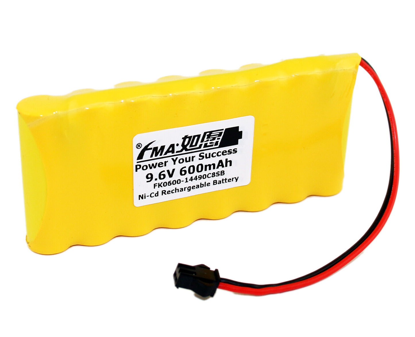 FMA 9.6V 600-2000mAh Ni-MH Rechargeable Battery for Emergency Door LED Light