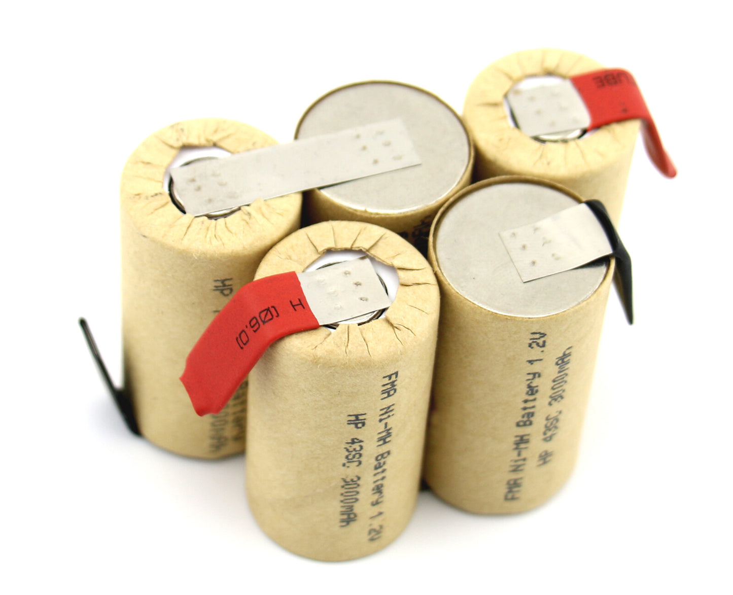 2.4V / 3.6V Ni-MH/Ni-Cd SC Cell Battery Pack DIY for Power Tools (Multiple Capacities)