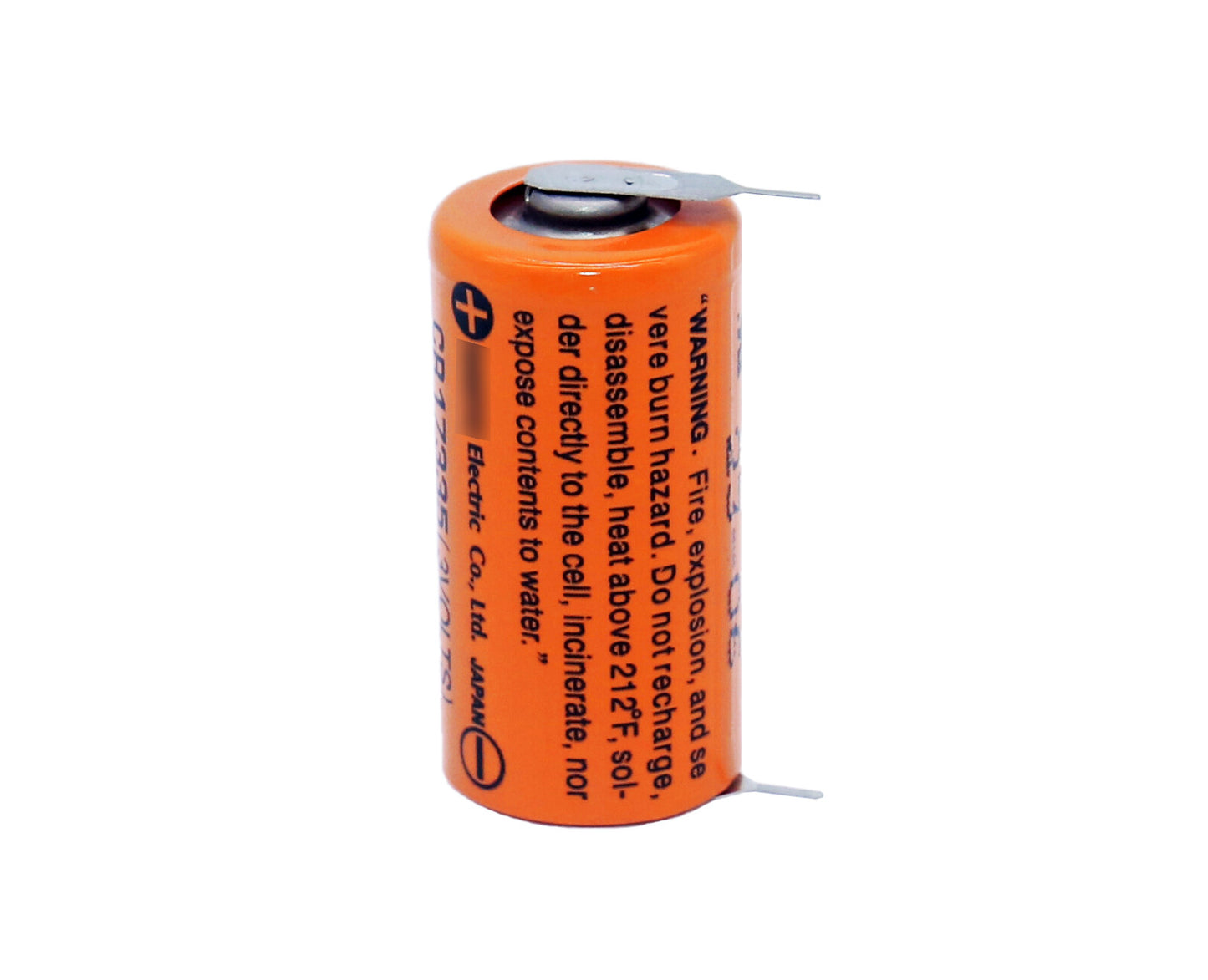 3V Primary Lithium Battery CR17335 (Multiple PIN Configurations) for PLC CNC Chip Data Backup
