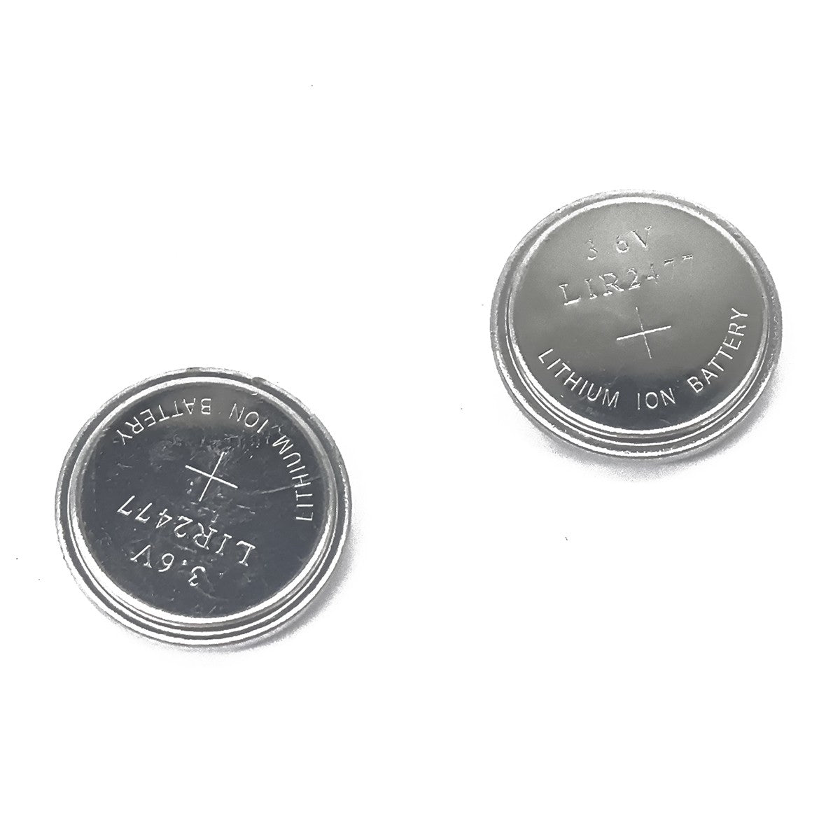 3pcs Button Coin 3.6V Li-ion Rechargeable Battery LIR2430 LIR2450 LIR2477 CR24xx