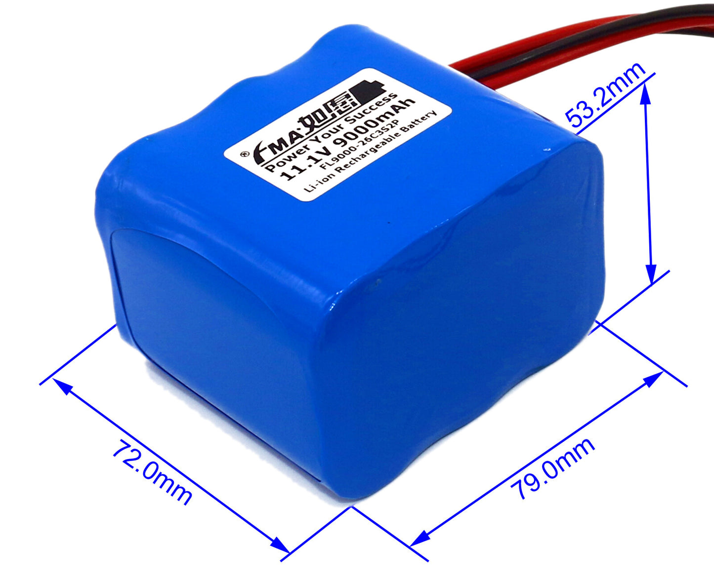 3.7V 7.4V 11.1V 14.8V 4.5-13.5Ah Li-ion Battery to Testing Device LED Bike Light