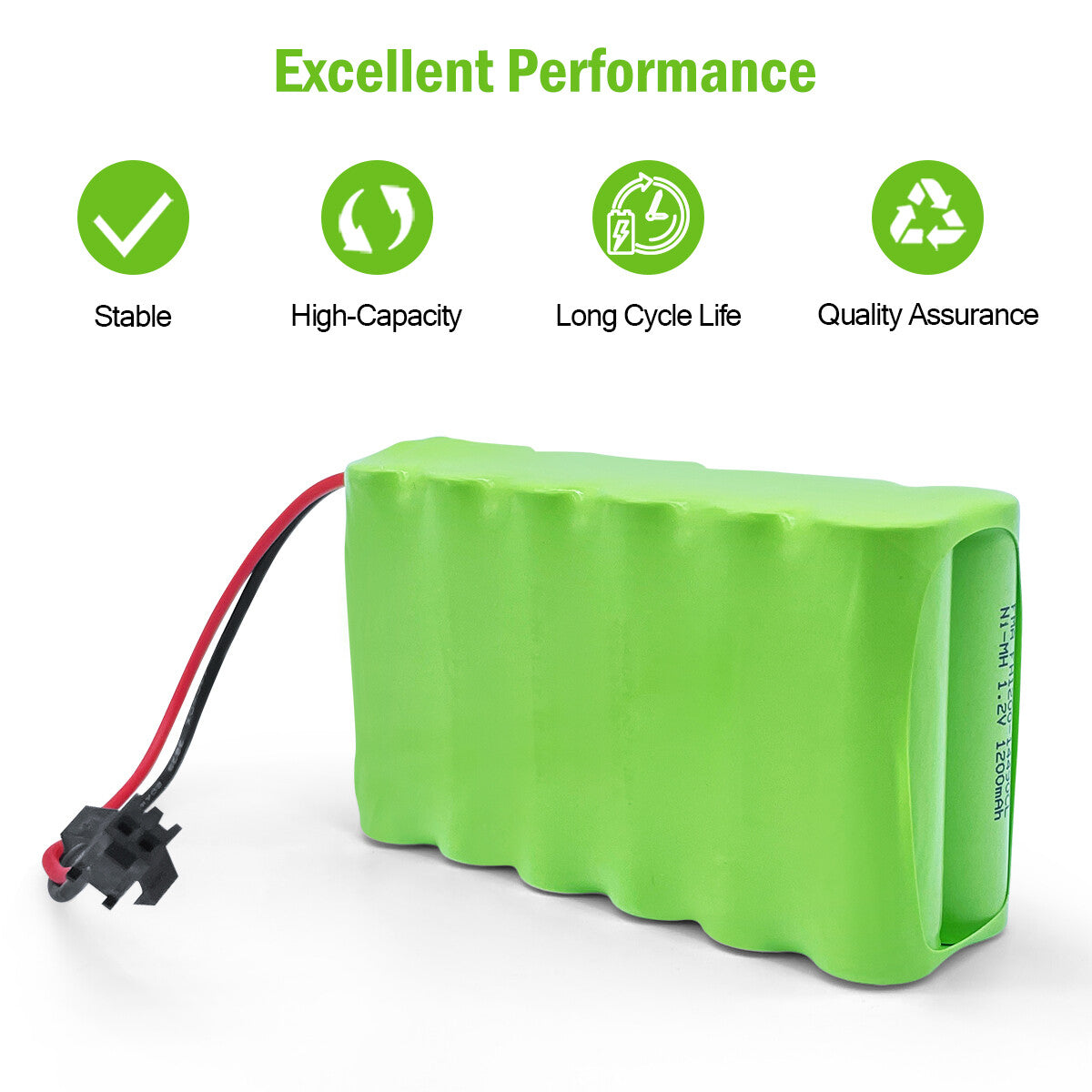 FMA Emergency Exit Door Light 14.4V 600-2000mAh Ni-MH Rechargeable Battery