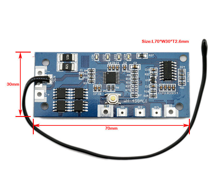 4S 12.8V LiFePO4 Battery PCM BMS Protection Circuit Board (8 Models Available)