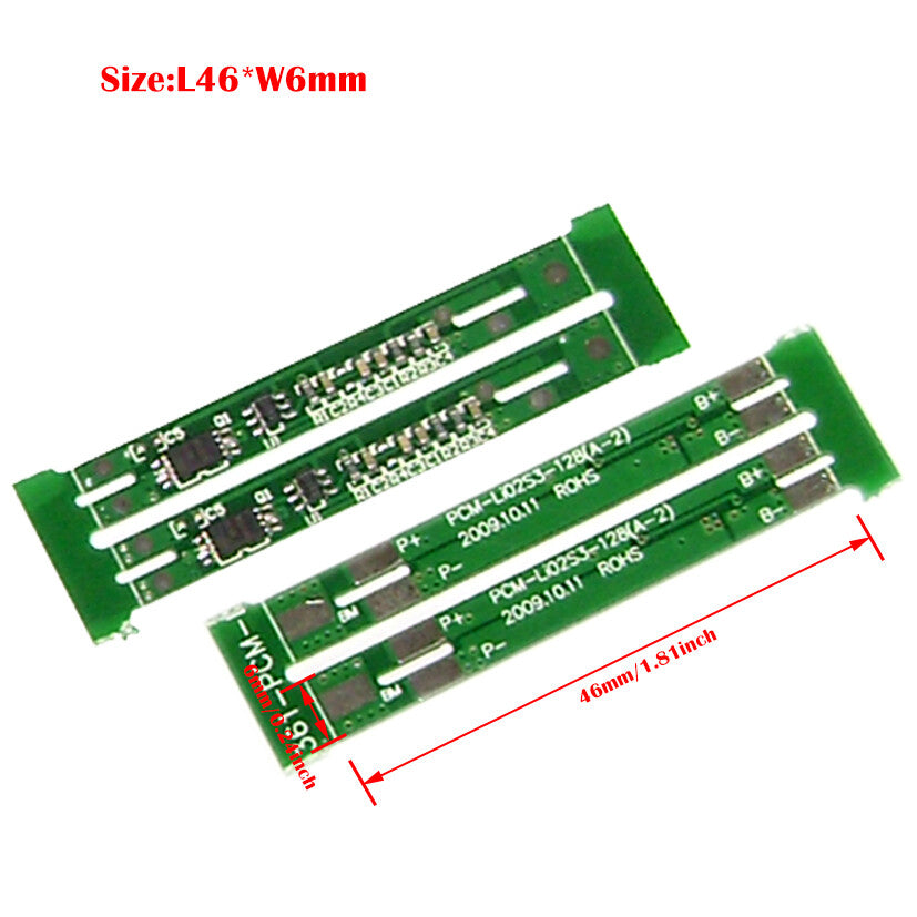 FMA 2S 7.2V 7.4V Li-ion Li-Po Rechargeable Battery Protection Board BMS PCM 2.5A