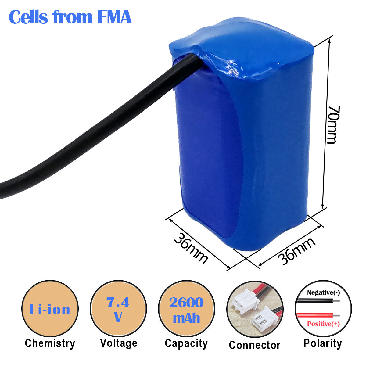 14.8V Li-ion Battery for Speaker Aibimy MY282BTS Vacuum Cleaner Robot Sweeper