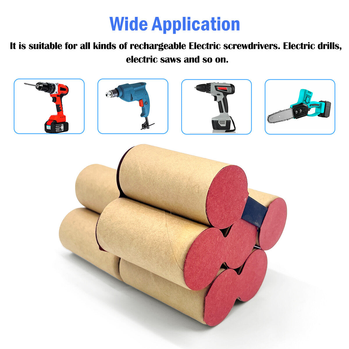 9.6V Ni-MH/Ni-Cd Battery for Cordless Drill Screwdriver Power Tools (1200-3000mAh)