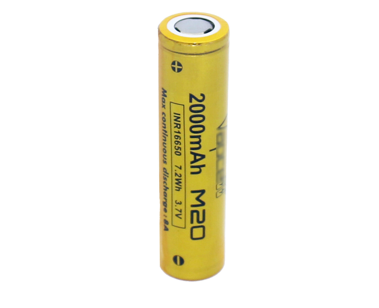 FMA 3.7V Li-ion Rechargeable Battery with Solder Tabs 14500 750mAh / 16650 2000-2500mAh / 18500 2040mAh (2pcs)