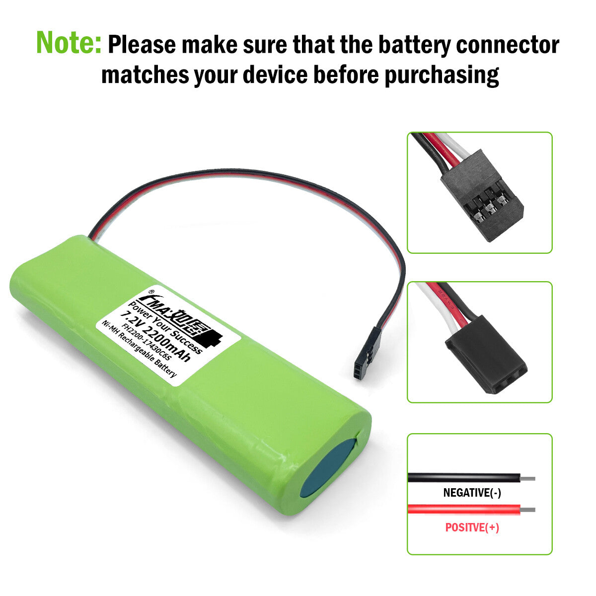 7.2V Ni-MH/Ni-Cd Rechargeable Battery 4/5A for Futaba 8FG/12FG Transmitters
