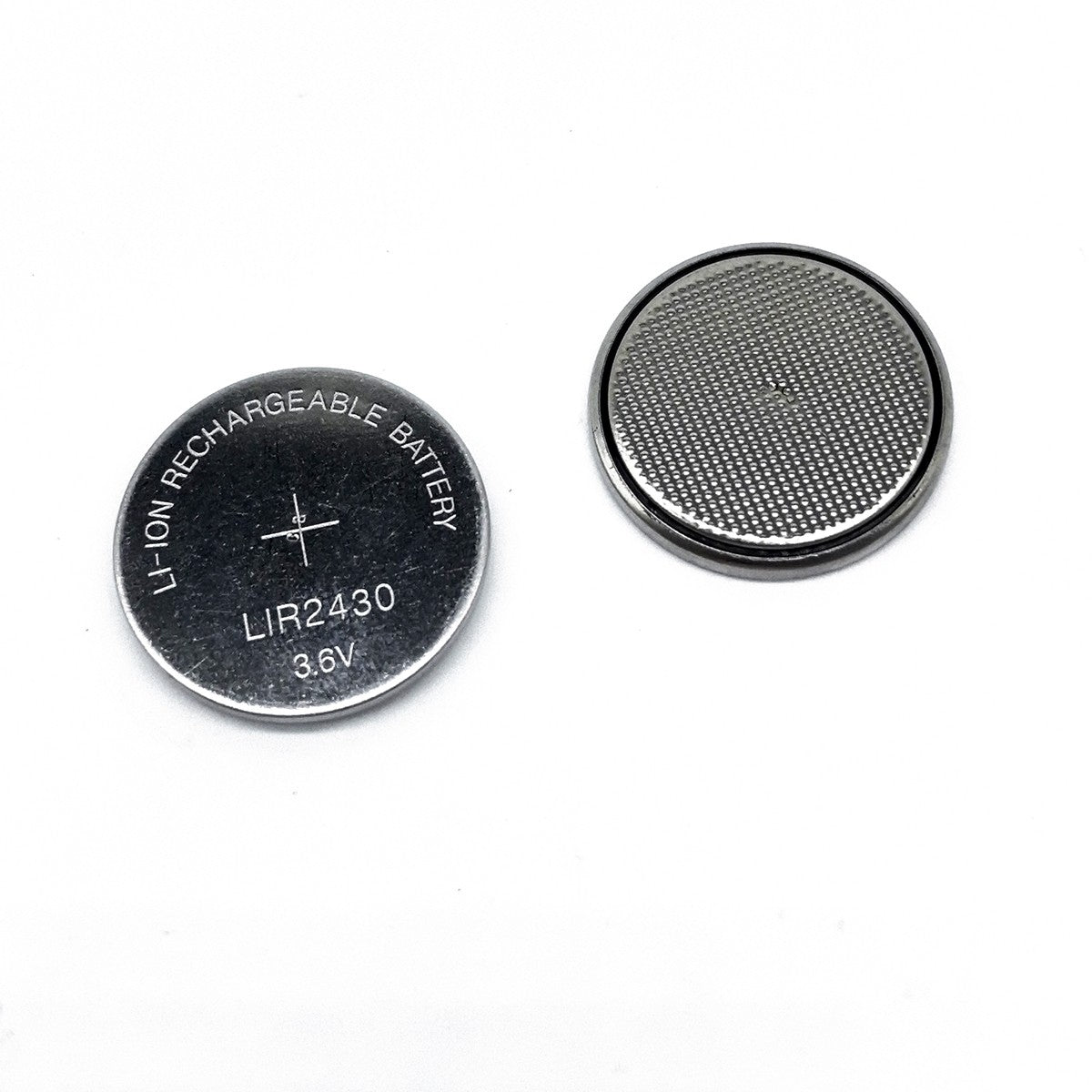 3pcs Button Coin 3.6V Li-ion Rechargeable Battery LIR2430 LIR2450 LIR2477 CR24xx