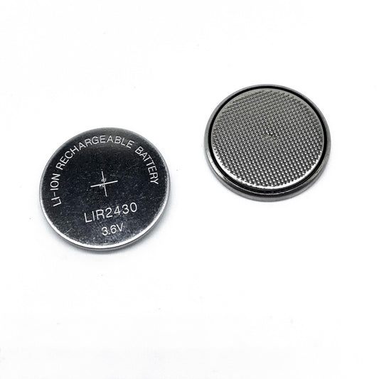 3pcs Button Coin 3.6V Li-ion Rechargeable Battery LIR2430 LIR2450 LIR2477 CR24xx