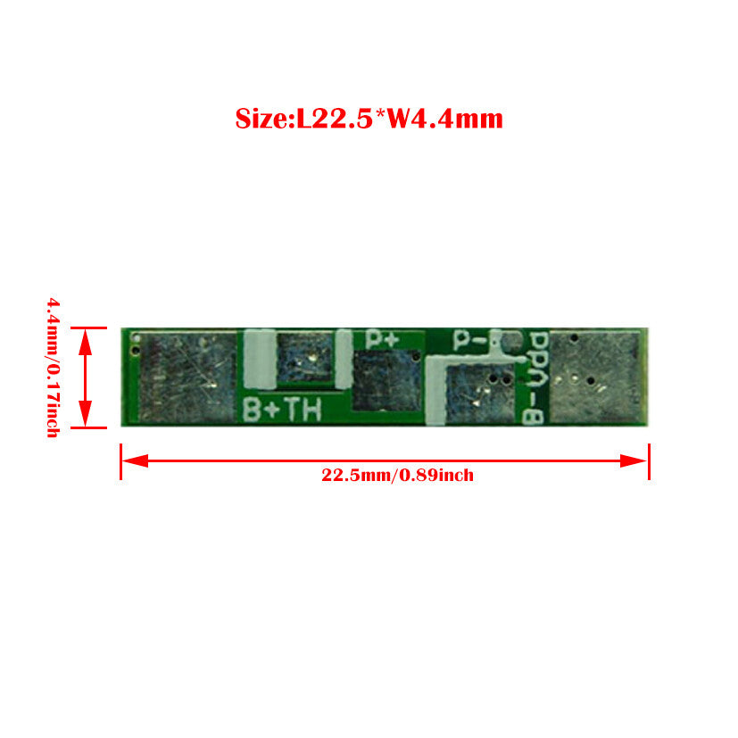1S 3.6V 3.7V Li-ion Li-Po Battery Protection Circuit Board PCM BMS (Multiple Models Available)