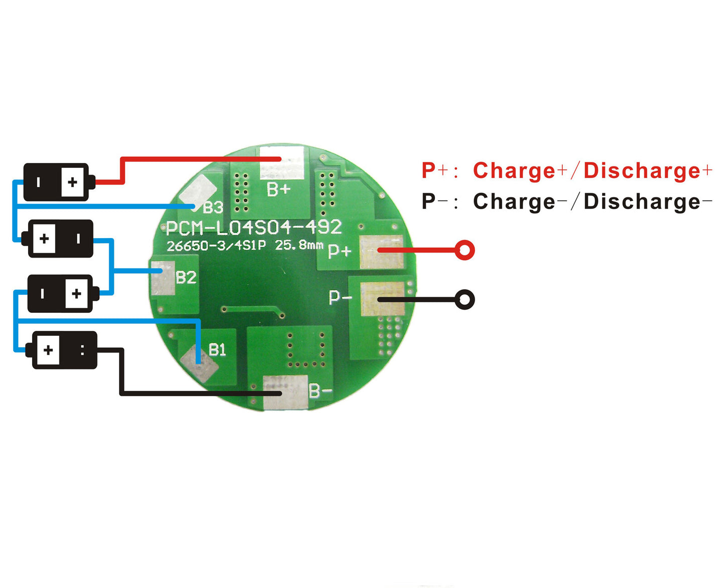 4S 12.8V LiFePO4 Battery PCM BMS Protection Circuit Board (8 Models Available)
