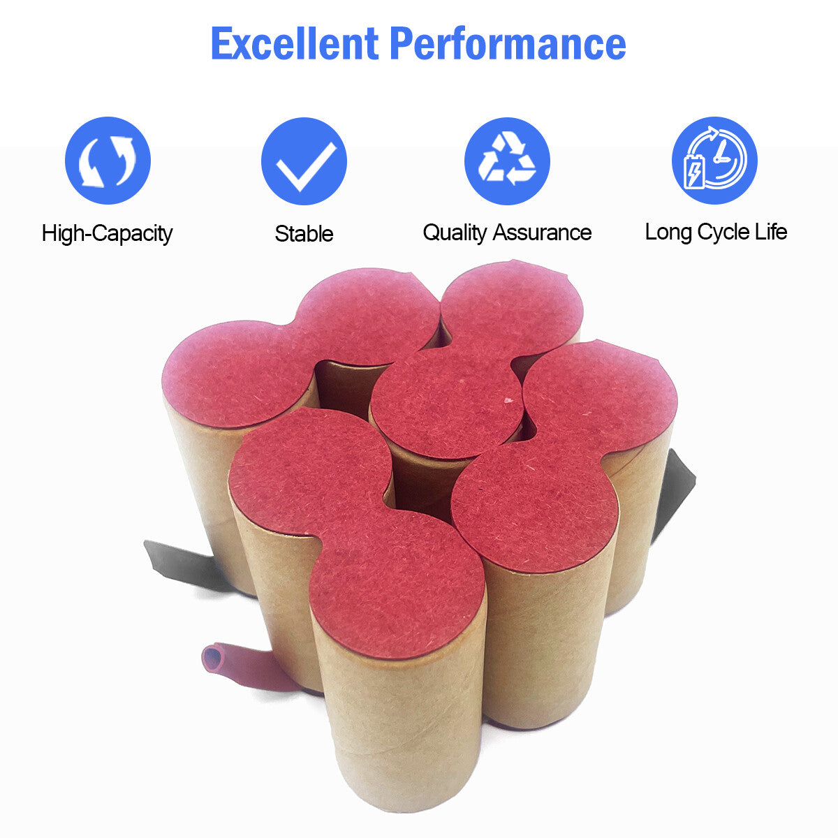 9.6V Ni-MH/Ni-Cd Battery for Cordless Drill Screwdriver Power Tools (1200-3000mAh)