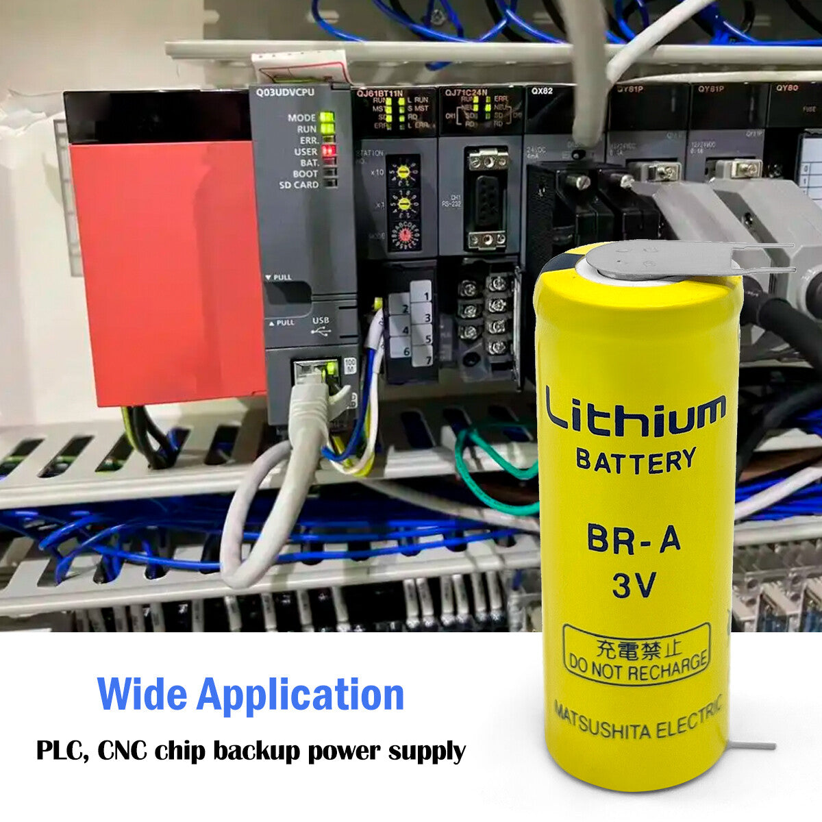 PLC Chip Data Backup Power 3V Primary Battery BR-2/3AG BR-A BR-AG BR-C CR17335