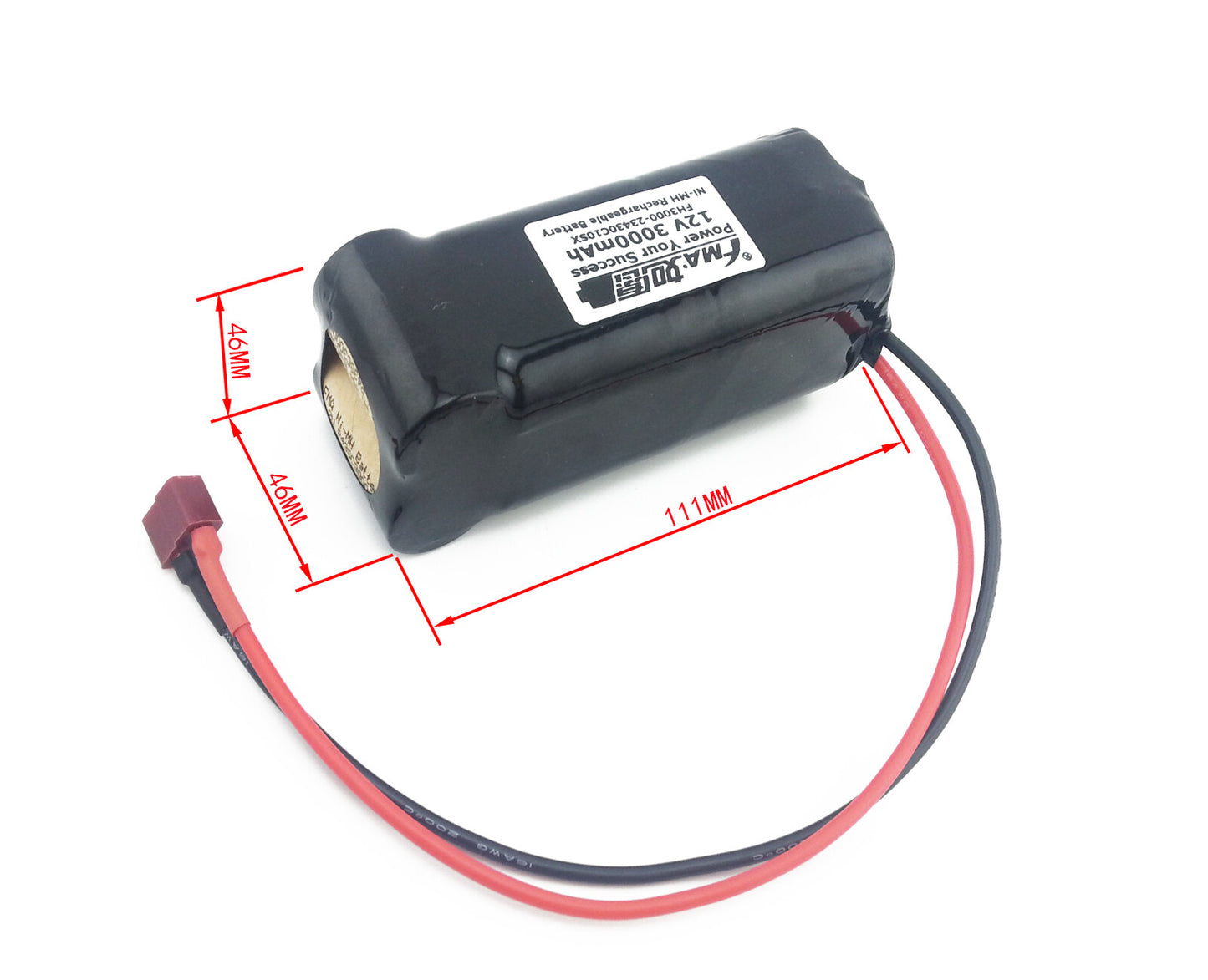 FMA 12V 1.2-4Ah Ni-MH Battery for Power tools UAV Luminous Voice Model Toy