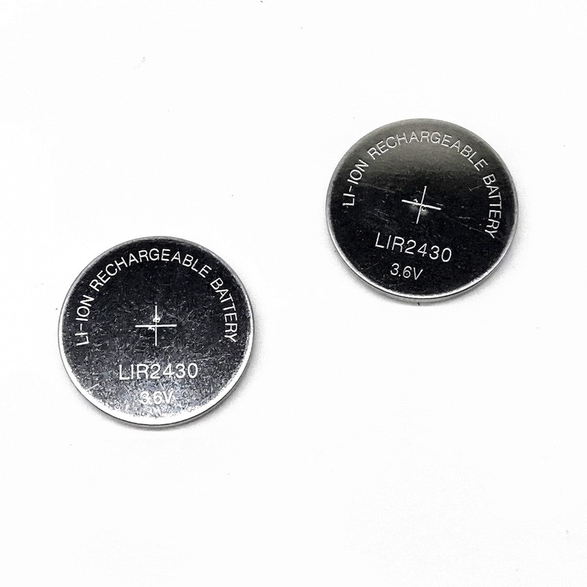 3pcs Button Coin 3.6V Li-ion Rechargeable Battery LIR2430 LIR2450 LIR2477 CR24xx