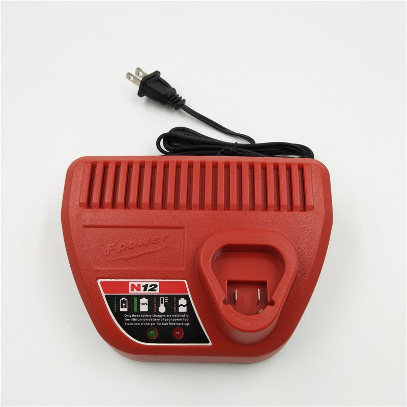 Power Tools Charger for Milwaukee M12 10.8V 11.1V Li-ion Battery DC 12V 12.6V 3A