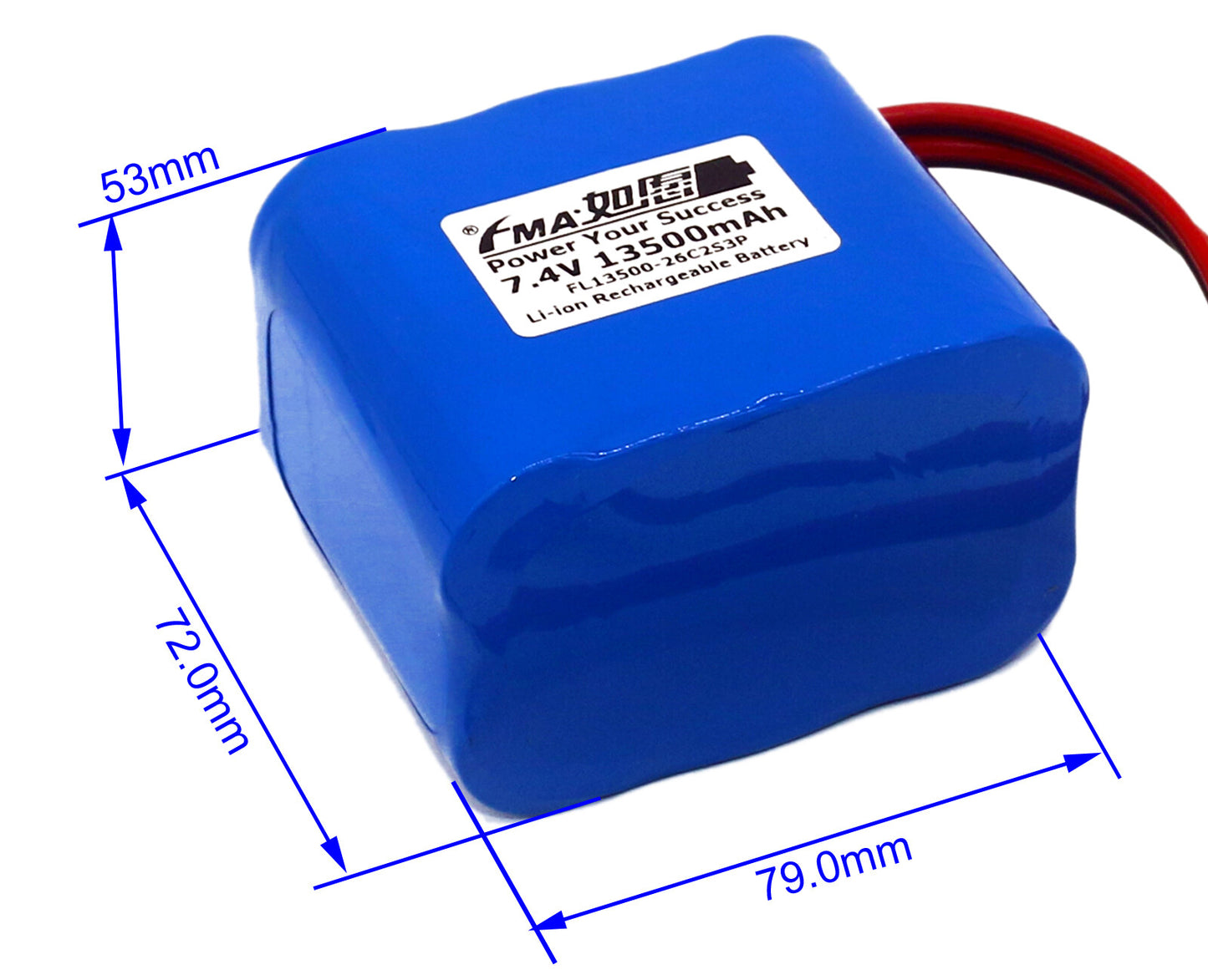 3.7V 7.4V 11.1V 14.8V 4.5-13.5Ah Li-ion Battery to Testing Device LED Bike Light
