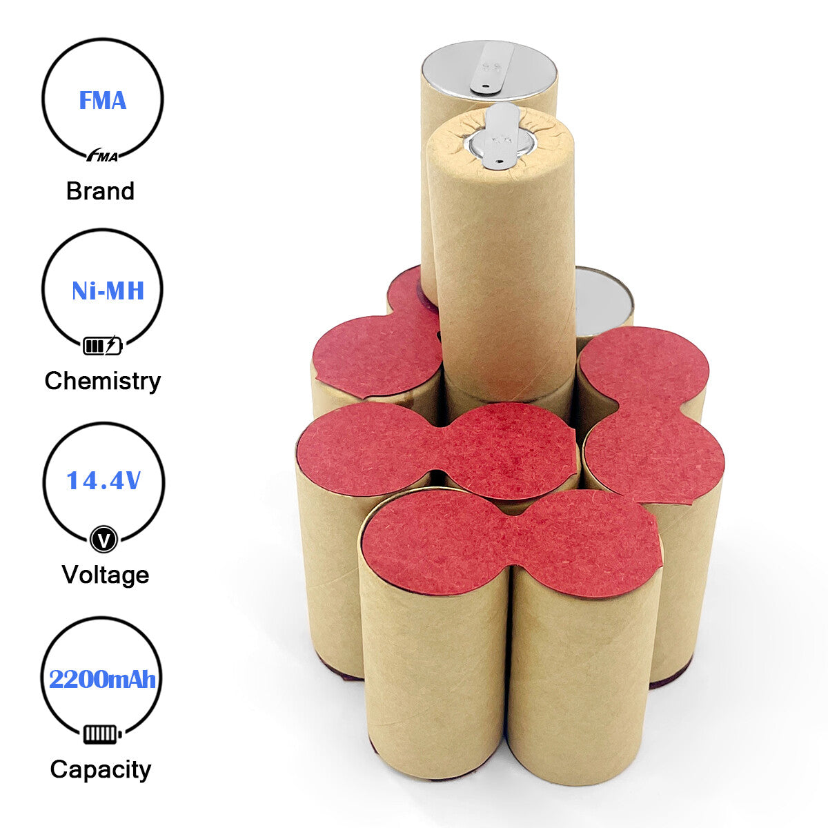 Sweeping Cleaning Robot Machine Vacuum Cleaner 14.4V 1.2-3Ah Ni-MH Battery