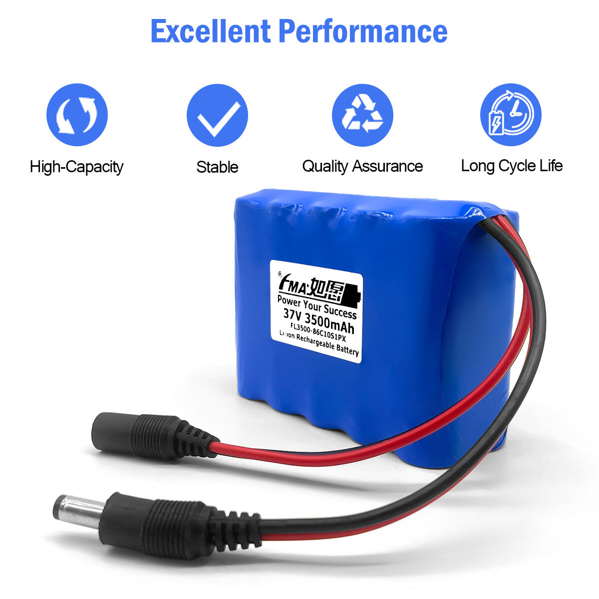 36V 37V 2.6-3.5Ah Li-ion Battery for Portable Testing Device Medical Equipment
