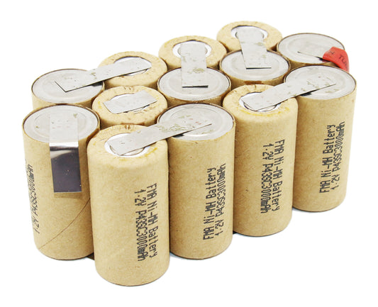 15.6v 1.2-3Ah Ni-MH Battery for Metabo Drill Screwdriver BST BSP BS ME1574