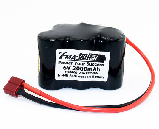 FMA 6V 1200-4000mAh Ni-MH Battery for Ludwig Wowwee Rovio Robot Tanker