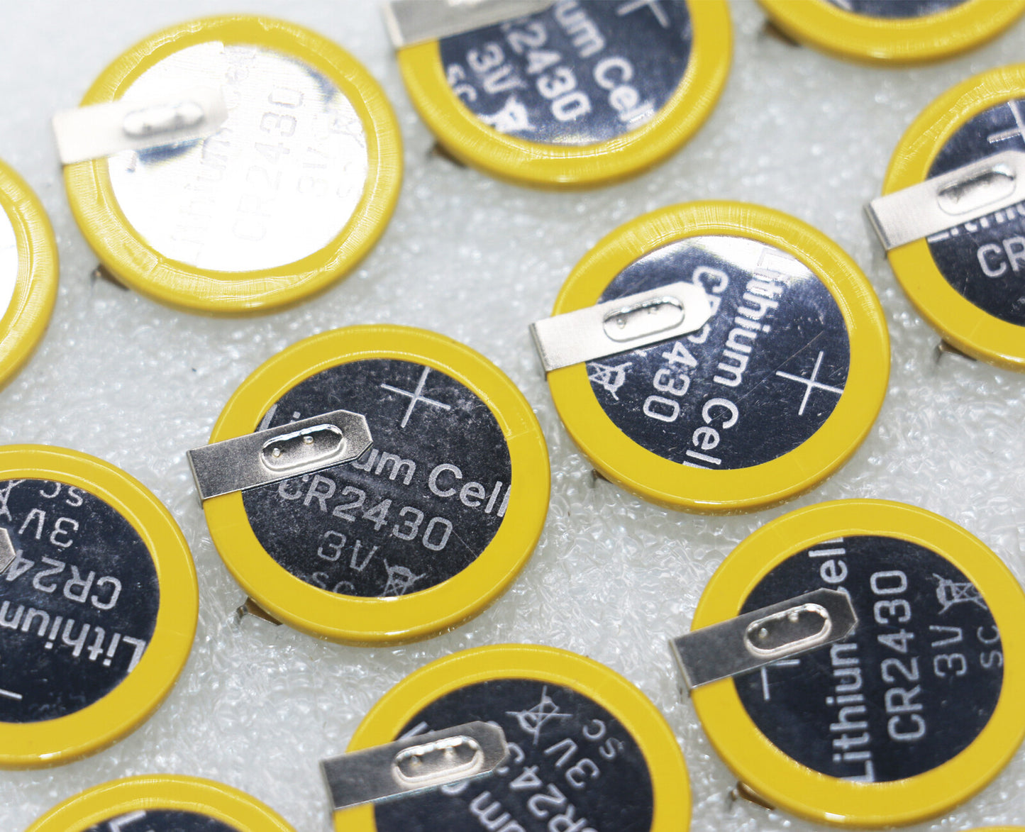 100pcs Button Coin 3V Primary Battery CR2016 CR2025 CR2032 CR2354 CR2430 CR2450