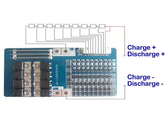 FMA 9S 33.3V 10S 36V 21A Li-ion Li-Po BMS Battery Management System Protection Board PCM