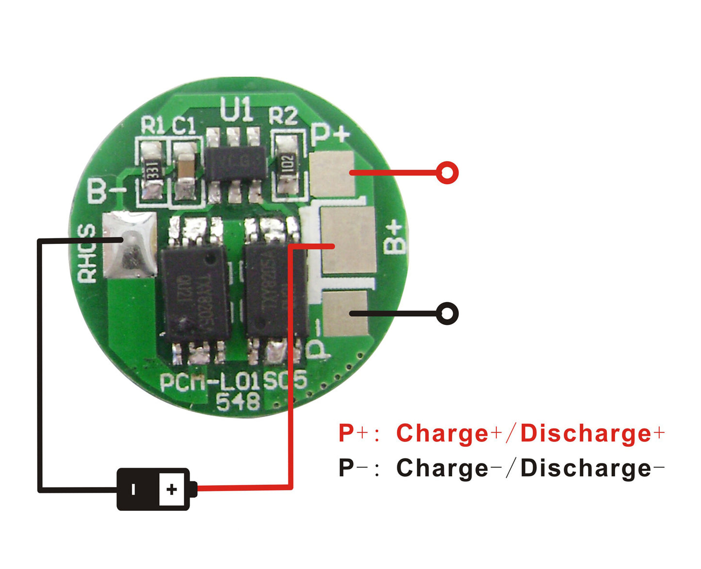1S 3.6V 3.7V Li-ion Li-Po Battery Protection Circuit Board PCM BMS (Multiple Models Available)