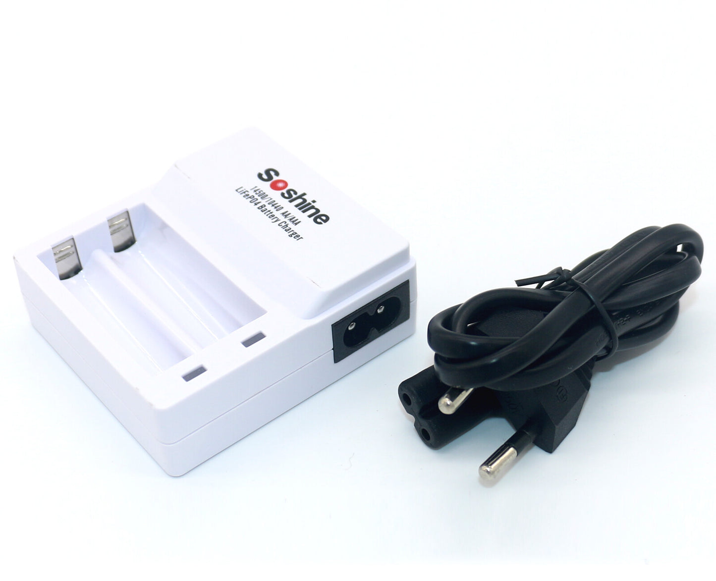LiFePO4 Smart Charger 3.65v 250mA-500mA for 1-2 Li-Fe 3.2v AA 14500 AAA 10440