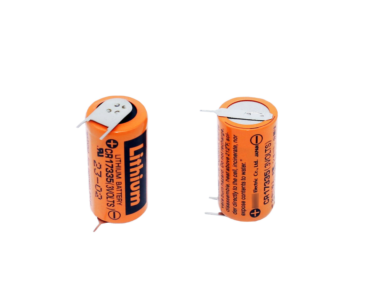 3V Primary Lithium Battery CR17335 (Multiple PIN Configurations) for PLC CNC Chip Data Backup