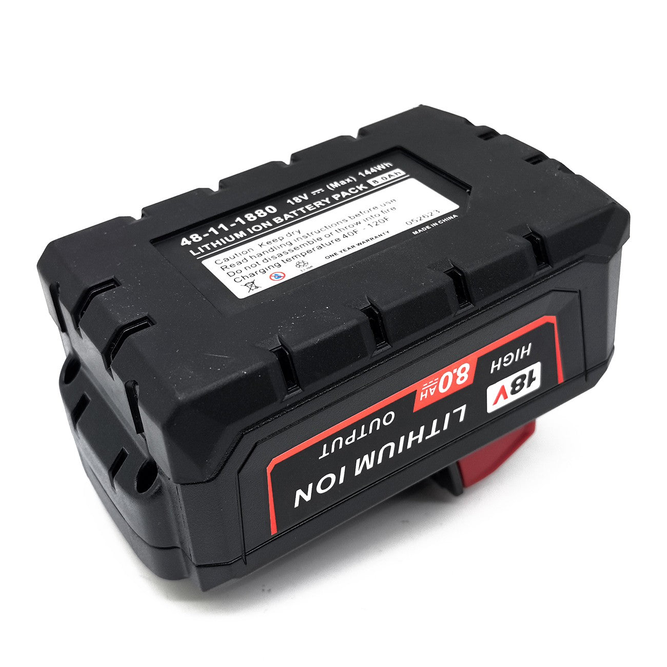 FMA Milwaukee M18 18V Li-ion Rechargeable Battery 4Ah/8Ah/12Ah Replace M18B6 M18B5 48-11-1850 48-11-1880 XC