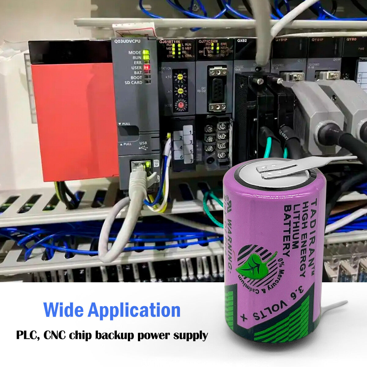 3.6V Primary Lithium Battery TL-5920 TL5903 TL5930 for PLC CNC Data Backup Power